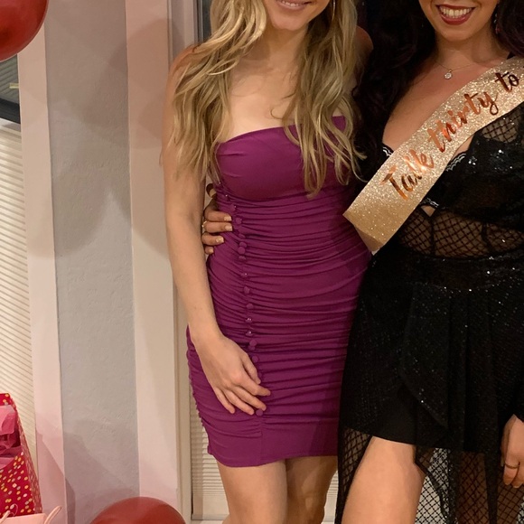 Leith purple mini dress - Picture 2 of 4